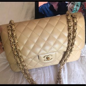 Chanel Caviar Jumbo size GHW